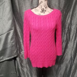 Loft pink 💗 long sleeve sweater. Medium so soft
